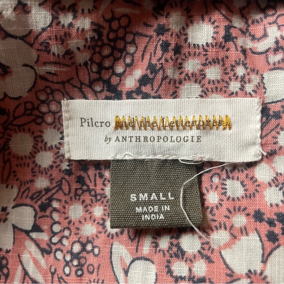 Anthropologie Pilcro Sasha Smocked Floral Top - Picture 8 of 10